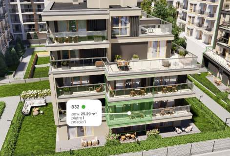 NOWE Mieszkanie 25,29 m2 ul. Klonowa