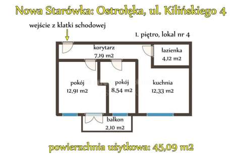 Mieszkanie 1 piętro - Nowa Starówka