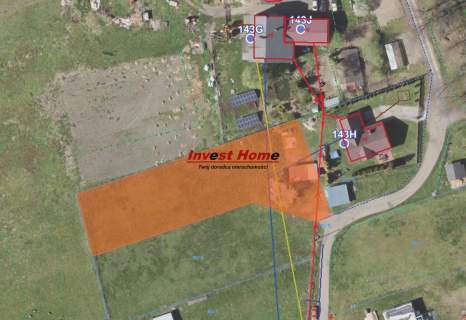 Interesująca działka budowlana Bełk 1691 m2