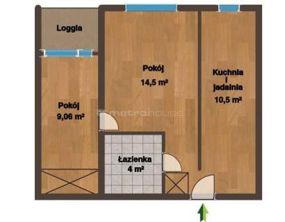 W pełni wyposażone 36,6 m2 w wysokim standardzie