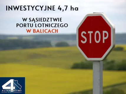Ostatnie w okolicy Balic inwestycyjne 4,7 ha
