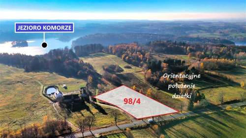 Działka blisko jeziora Komorze   4900 m2. Sikory.