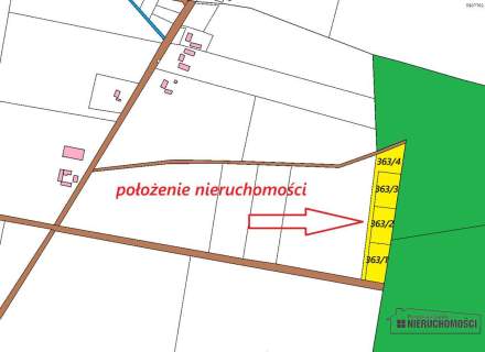 Dargikowo - działka pod lasem - 45 km od morza - n