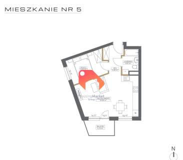 NOWE 2 POK. 41,56M2 WZGÓRZE WOLNOŚCI BEZ PROWIZJI