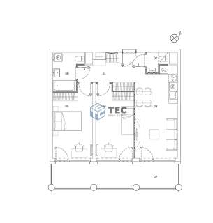 Apartament 13 piętro Inwestycja Premium NOHO