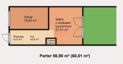 Dom z dużym ogrodem 2km do Wrocławia Dobra komunikacja