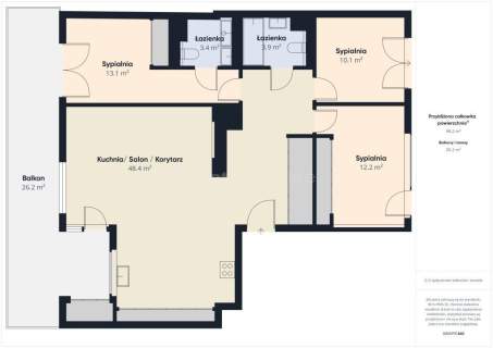 Penthouse 100 m z dwoma tarasami i garażem