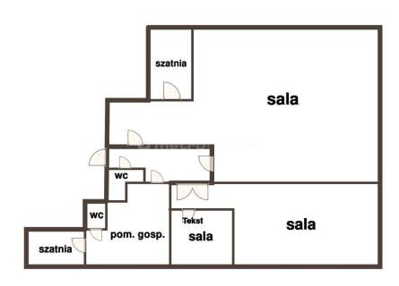 Lokal usługowy 396m2 w Łodzi przy ul. Brukowej