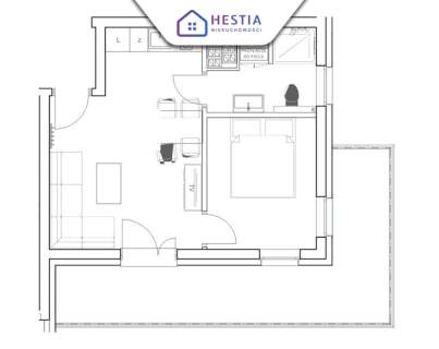 450m od plaży Apartament z balkonem 