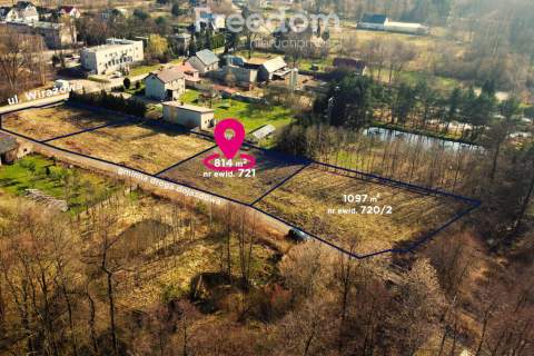 Działka budowlana z warunkami zabudowy 814 m 