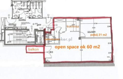 Stare Miasto Lokal w kamienicy biurowej 96 m2