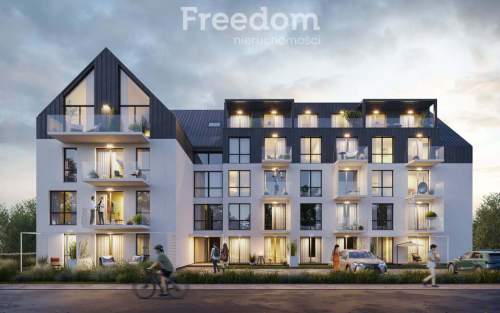 Dwupoziomowy apartament z tarasem, 400m od Morza