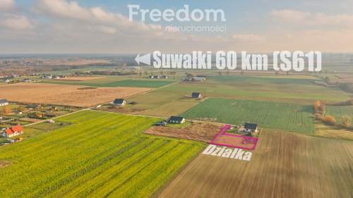 Działka budowlana 1539 m z warunkami zabudowy
