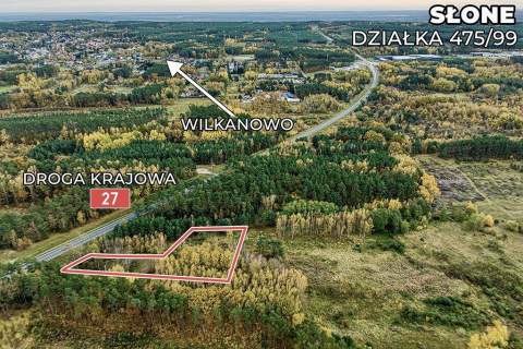 Na sprzedaż działka przy drodze nr 27 z MPZG 