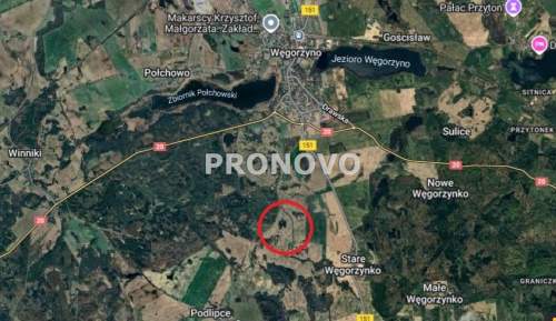 Działka rolna koło Węgorzyna