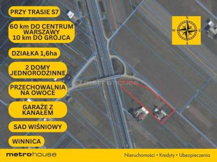 Gospodarstwo 16 348m2 przy trasie S7