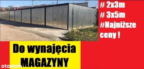Blaszak Garaż Magazyn self storage 6/15m2