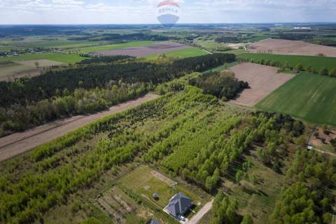 Działka budowlana z prywatnym lasem w Błędowie