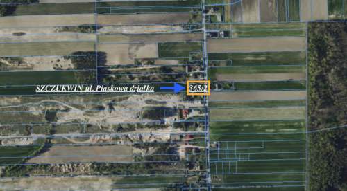 działka 30 km Łódź MPZP Szczukwin 1500 m2 Tuszyn