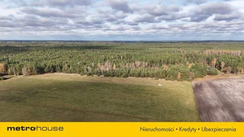 Działka budowlana częsciowo zalesiona