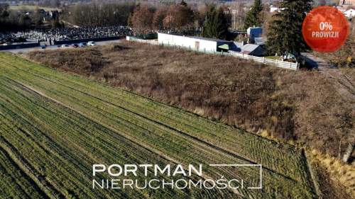 Działka pod zabudowę produkcyjno - magazynową.