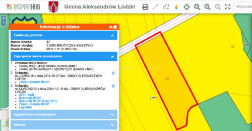 KSIĘSTWO-działka rolna o pow. 9001,1 m2.