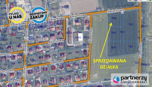 Ustawna działka 15 min. autem od centrum Gdańska 