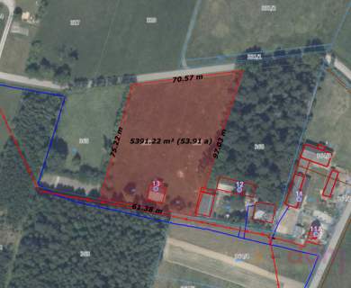 Działka w Korczynie 5400 m2 z opcją podziału