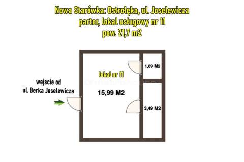 Nowa Starówka lokal usługowy na parterze