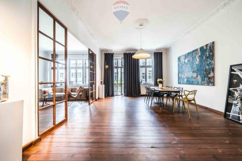Designerskie 153 m2 balkony kamienica Jeżyce