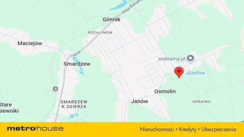 Działka budowlana Józefów, blisko Łodzi