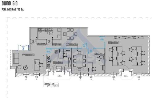 Biuro do wynajęcia Żelazna 141 m2