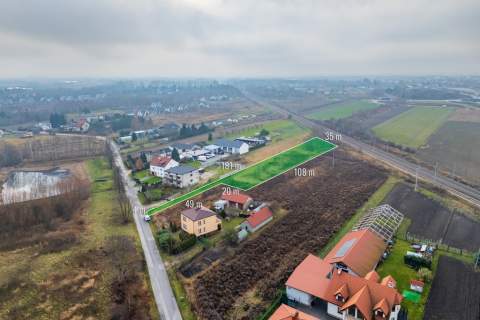 Działka budowlana z możliwością podziału