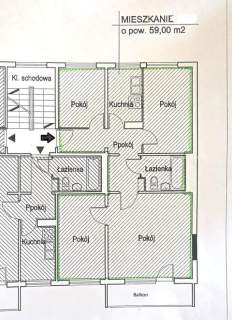 Chorzów Batory, 4 pok, 60 m2