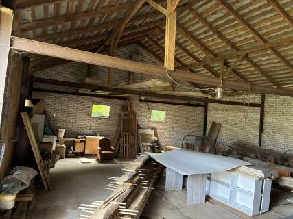 Siedlisko / dom budynki gospodarcze w Sobieszyn, 1h dojazd