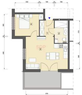 Nowy apartament z tarasem STREFA SPA