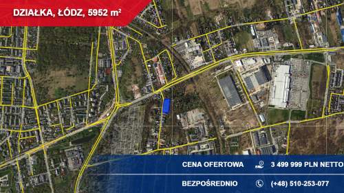 WZ na 19 segmentów lub 8 bliźniaków Łódź, ul. Łomnicka 21