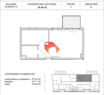 2 pokoje wykończone Nowy blok 2022, Centrum 