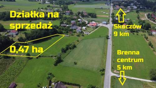 Działka budowlana, Brenna, 1000 m2