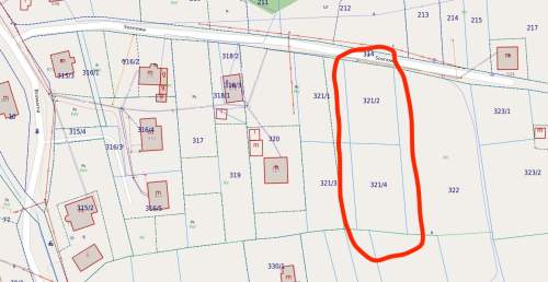 Działka budowlana 1700m2 widokowa, asfalt, media, przyroda