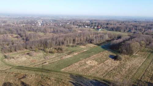 Kształtna działka budowlana 85ar Bratucice Rzezawa