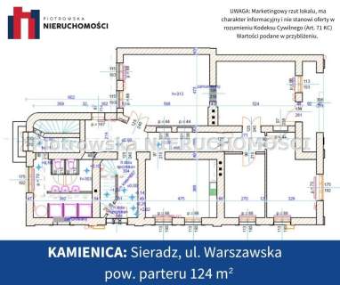 Nieruchomość komercyjna na sprzedaż, 291,1 m2, Sieradz