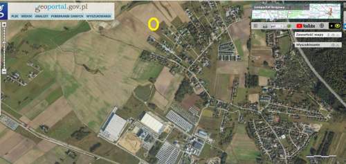 DZIAŁKA USŁUGOWA 0,5 HA, GD-KLUKOWO, LOTNISKO 1 KM