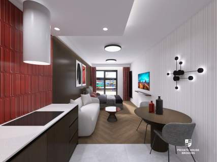 Studio 27,6m2 w nowym budynku Ap. Kościuszki 22