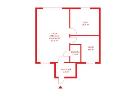  DOM JEDNORODZINNY 60m2 MUROWANIEC 