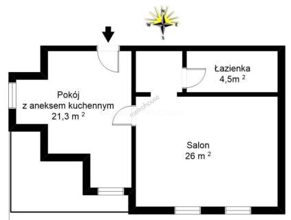 Mieszkanie na wynajem w willi-pałacu w Kątach Wr.,