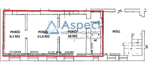 Biuro do wynajęcia, 35 m2, Szczecin