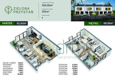 Dom 128m /4 sypialnie/Garaż/Pompa ciepła