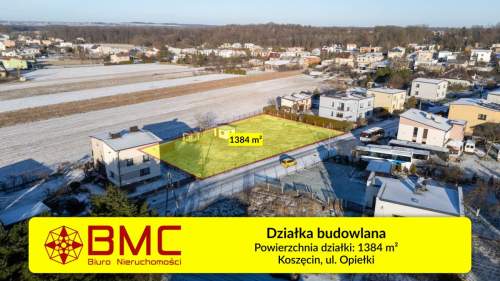 Działka budowlana Koszęcin, ul. Opiełki 1384m2