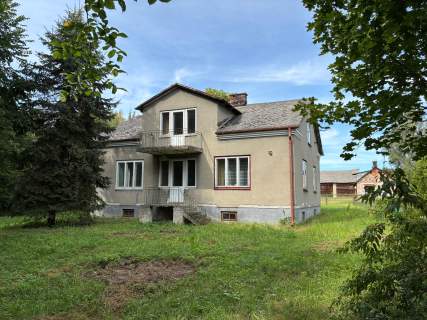 Siedlisko / dom budynki gospodarcze w Sobieszyn, 1h dojazd